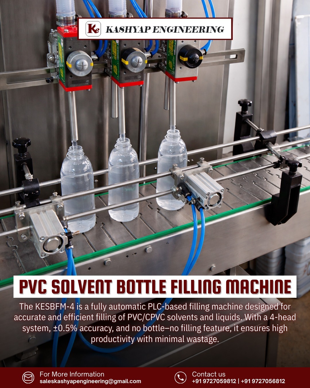 PVC Solvent Bottle Filling Machine in India: Complete Guide for Efficient Liquid Packaging
