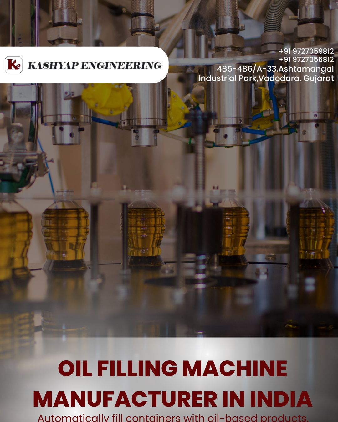 OIL FILLING MACHINE MANUFACTURER IN INDIA
