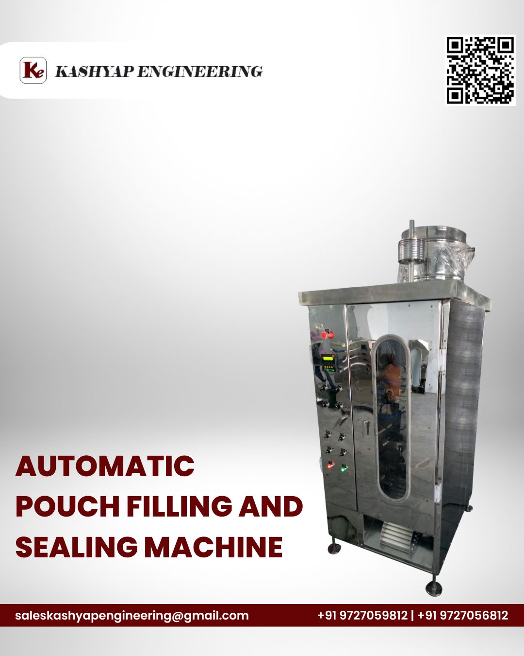 Automatic Pouch Filling and Sealing Machine: High-Speed Packaging Solutions by Kashyap Engineering