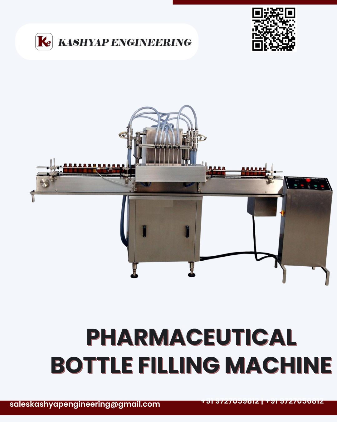 Pharmaceutical Bottle Filling Machine: High-Precision Liquid Packaging by Kashyap Engineering
