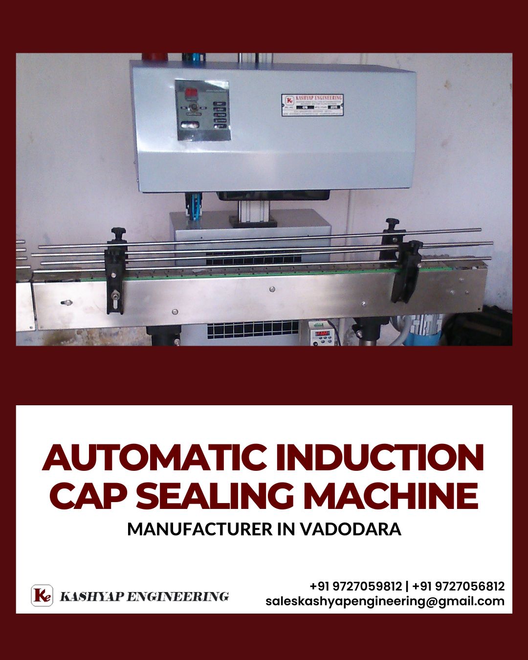Automatic Induction Cap Sealing Machine Manufacturer in Vadodara: Ensuring Leak-Proof Packaging