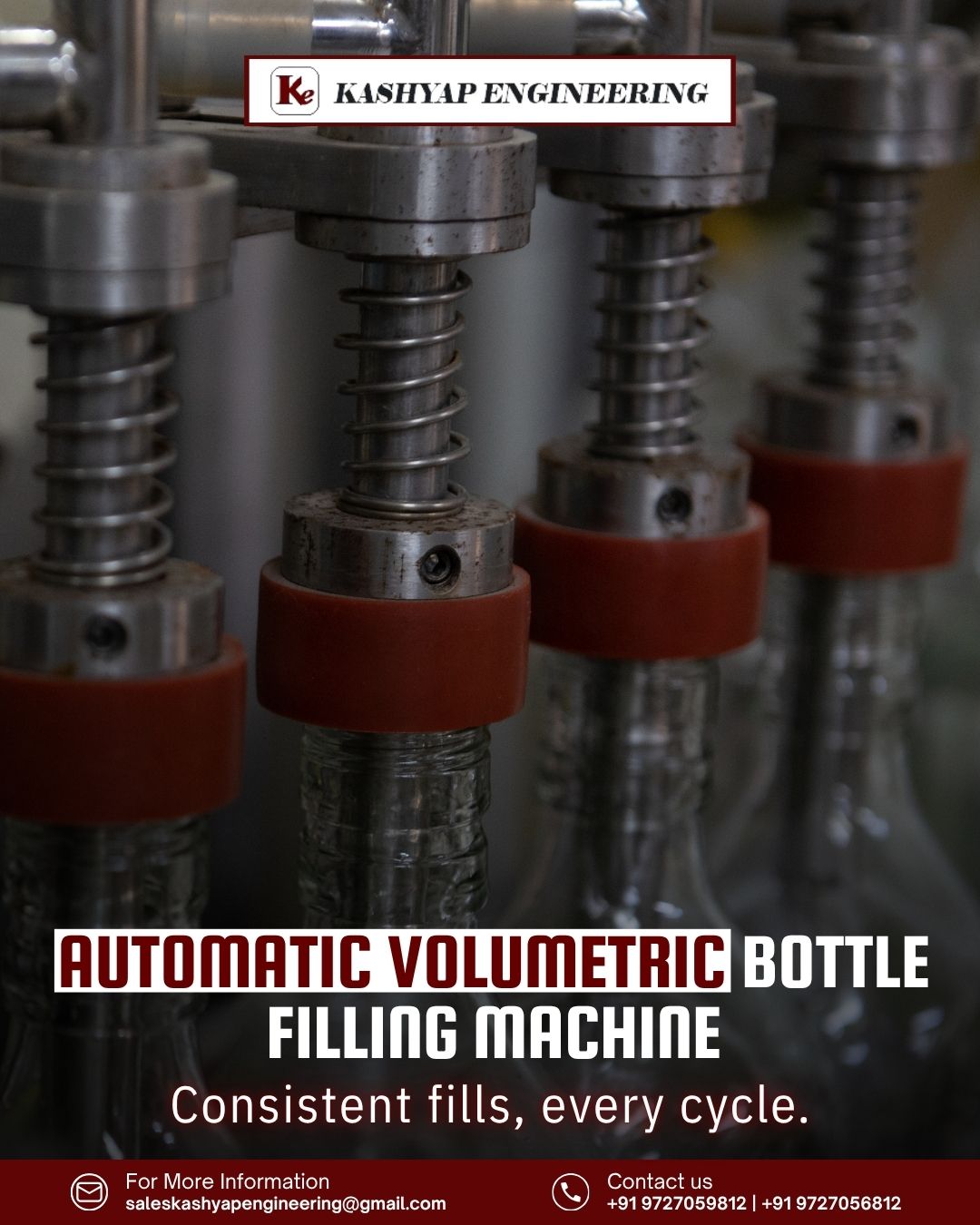 Automatic Volumetric Bottle Filling Machine – Consistent Fills in Every Cycle